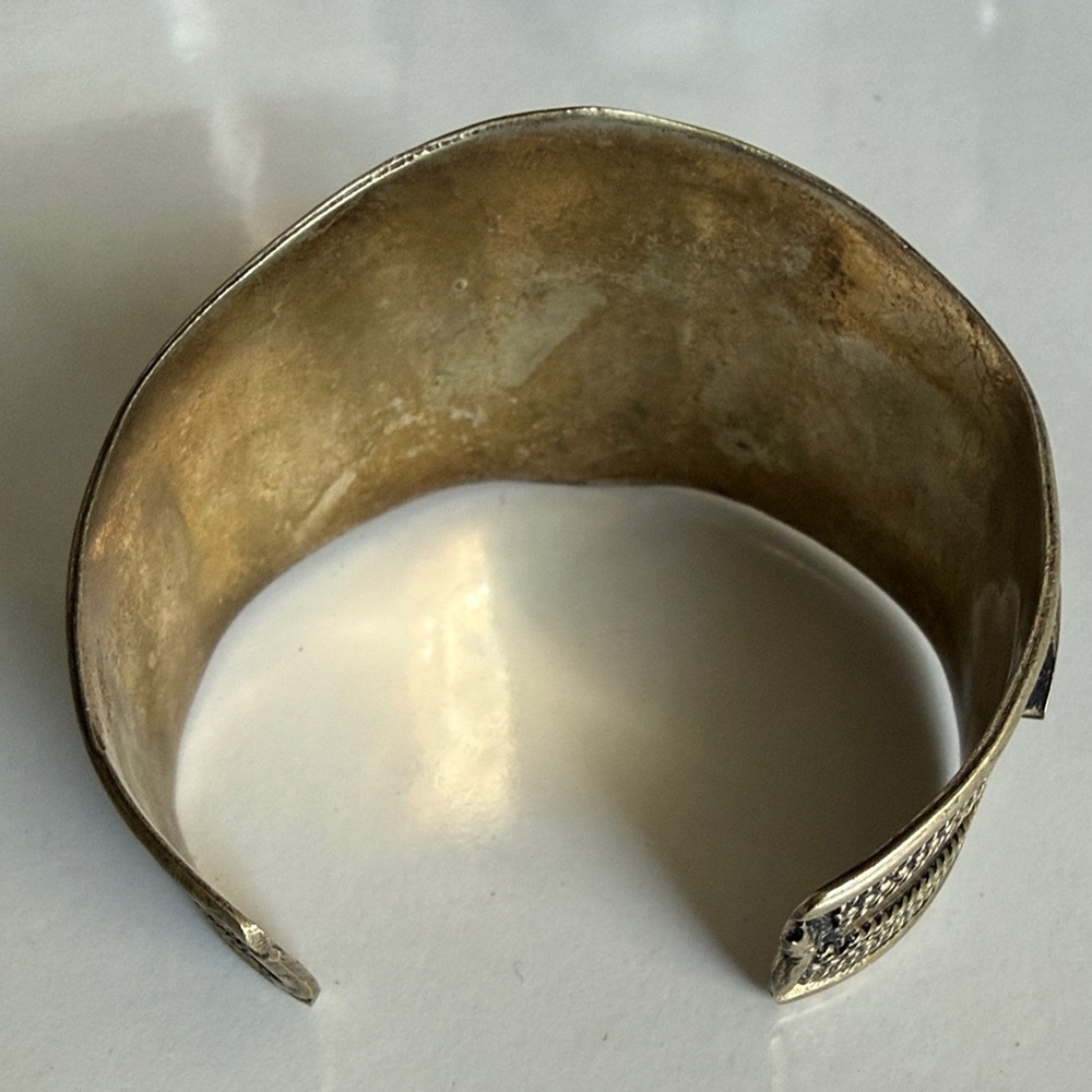 Afghan Kuchi Boho, Ethnic , Tribal Cuff Vintage Bracelet - Picture 3 of 8